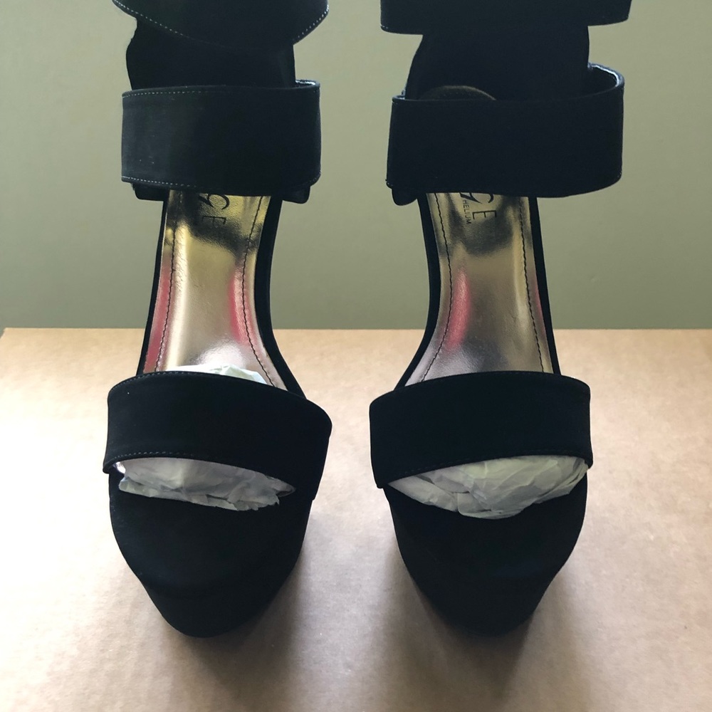 Rouge: Black Platform Heels